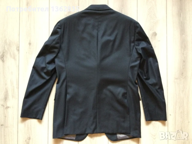 НОВО 100 % оригинално черно сако BOGLIOLI размер 54 / XL от Италия, снимка 9 - Сака - 51416881