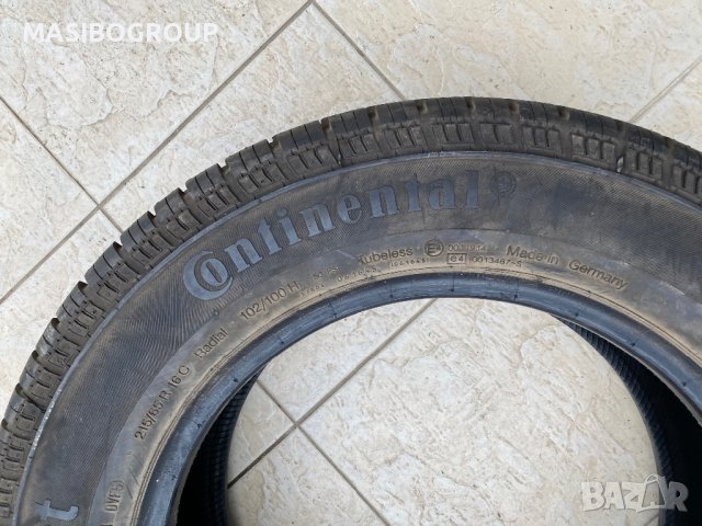 Гума летна бусова гуми 215/65/16 “ 102/100H Continental VancoContact, снимка 4 - Гуми и джанти - 43243425