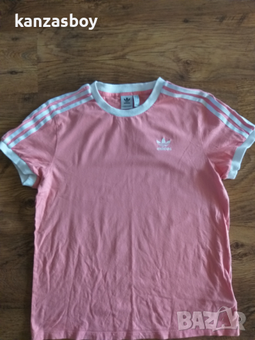  Adidas 3 Stripes Tee - страхотна дамска тениска, снимка 6 - Тениски - 36543726