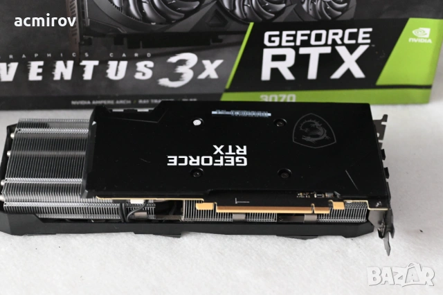 GeForce RTX 3070 VENTUS 3X OC, снимка 2 - Видеокарти - 53497762