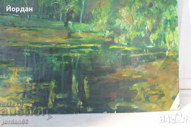 Картина масло върху картон, снимка 7 - Колекции - 39882604