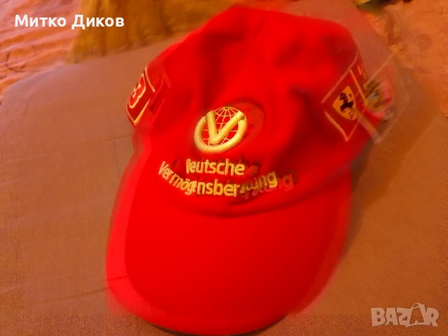 Ferrari маркова бейзболна шапка Михаел Шумахер нова