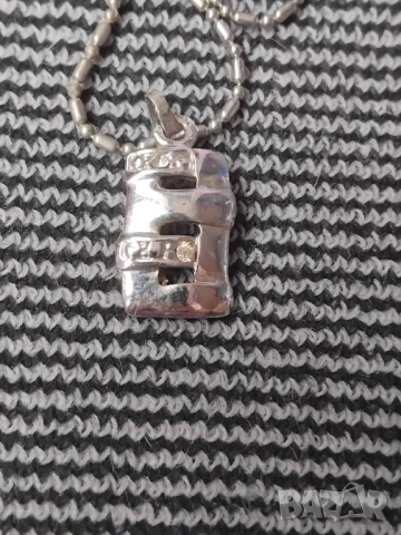 Колие с медальон, снимка 3 - Колиета, медальони, синджири - 53456051