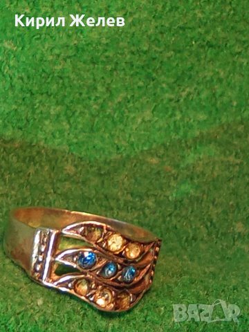 СТАР СКЪПОЦЕНЕН СРЕБЪРЕН АРТ НУВО ПРЪСТЕН СРЕБРО СРЕБРО 925 СТАРА ЮВЕЛИРНА ИЗРАБОТКА 25938, снимка 13 - Антикварни и старинни предмети - 35747349