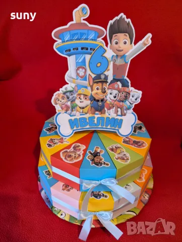 Картонена торта Пес патрул