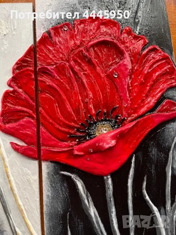 Картина Червени макове, снимка 2 - Картини - 49910857