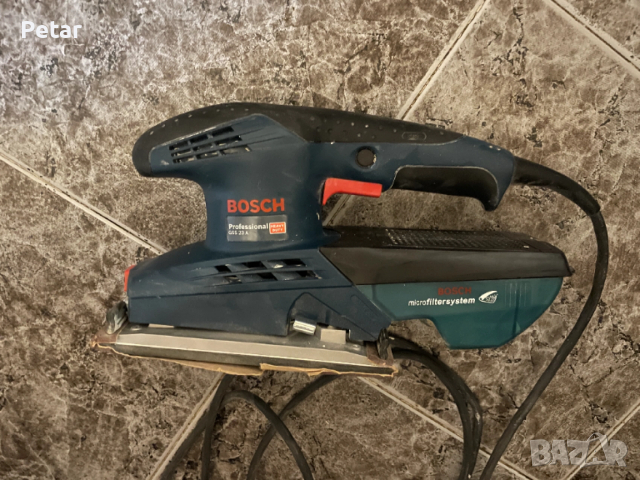 Вибрационна шлайфмашина Bosch Professional GSS 23 A, 190W, 92x182, снимка 3 - Шлайфмашини - 53485379