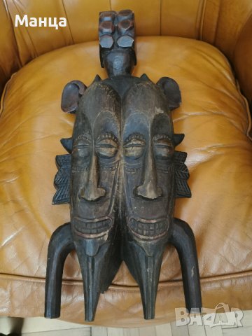 Африканска маска Сенуфо двойна