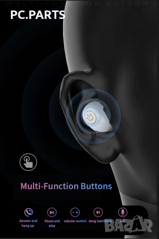 TWS безжични слушалки XQ Слушалки Bluetooth 5.0, снимка 9 - Bluetooth слушалки - 38236064