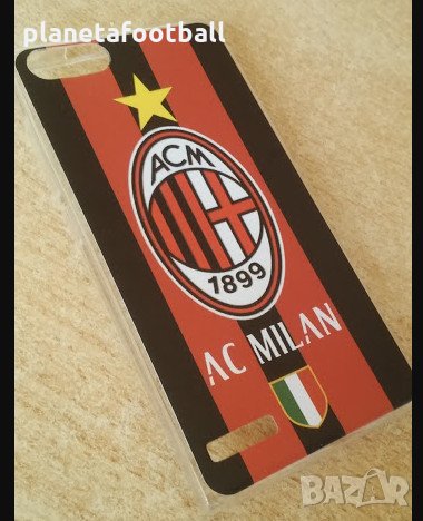 Футболни кейсове на AC MILAN!Фен гръбче за телефон на Милан с име и номер!Футболни подаръци!, снимка 1 - Калъфи, кейсове - 32539834