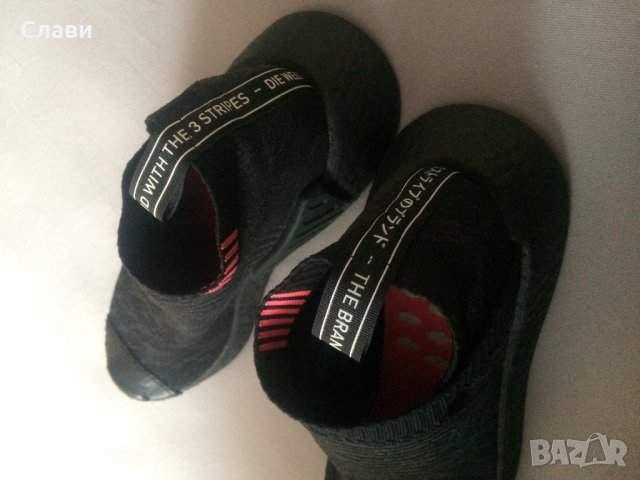 Продавам оригинални мъжки обувки adidas Originals Men's Nmd Cs2 Primeknit Boost Sneakers In Black Cq, снимка 3 - Спортни обувки - 27864258