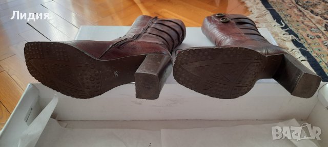 Елегантни ботуши естествена кожа , снимка 3 - Дамски ботуши - 39004129