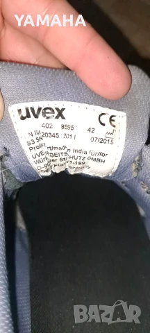 Uvex  Мъжки  Работни  Обувки 42, снимка 5 - Други - 50496692