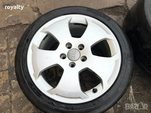 5х112 17 Джанти Ауди А3 Фолксваген Голф Кади Шаран Шкода Октавия Сеат Леон Алхамбра 5x112 , снимка 7 - Аксесоари и консумативи - 49766651