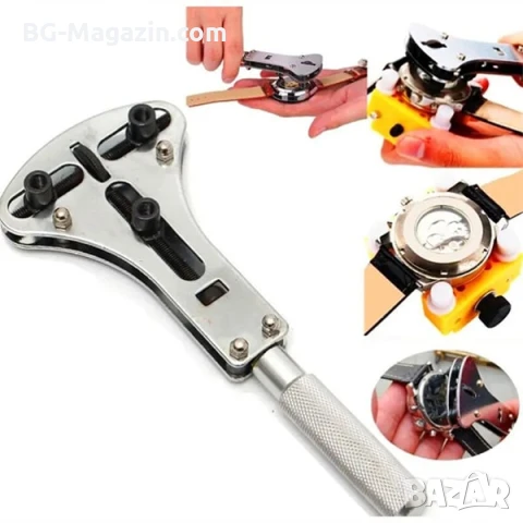 Професионален часовникарски инструмент за отваряне на часовници за смяна на батерия ремонт нов модел, снимка 4 - Други инструменти - 50987421
