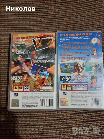 WORMS WARFARE 1/2 PSP лот от 2 игри, снимка 2 - Игри за PlayStation - 53588492