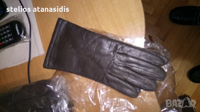 дамски кожени ръкавици от естествена агнешка кожа последни  бройки, снимка 3 - Ръкавици - 27170654