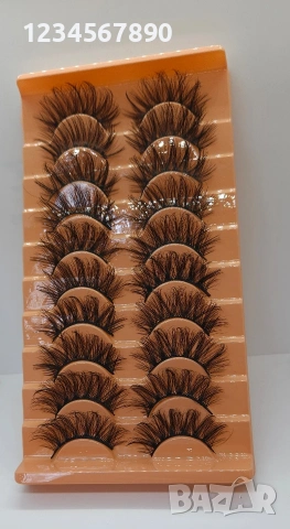 4D Мигли 10 чифта в кутия, снимка 4 - Декоративна козметика - 53063573