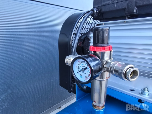 2025 Компресор за въздух - 100 литра 3.0 kW, 4 hp 8 bar.480л/м,, снимка 5 - Компресори - 52415283