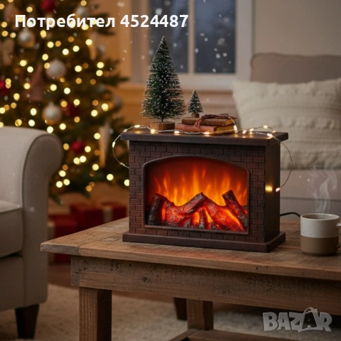 Декоративна LED камина с изкуствен пламък и звук