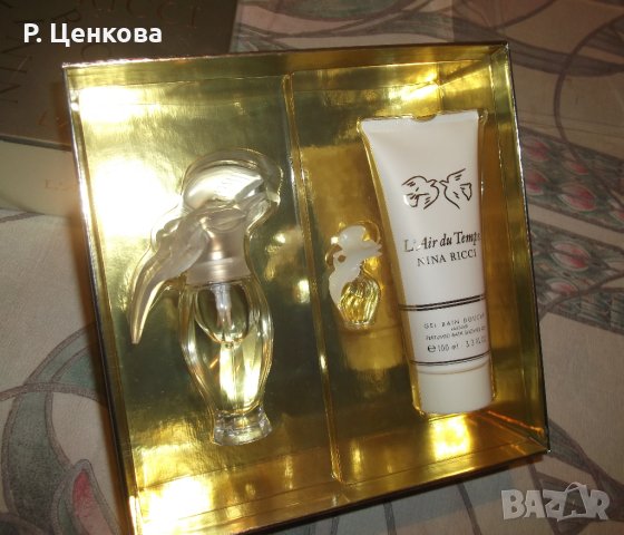 Nina Ricci L'Air du Temps сет EDT 30 мл; EDT 2,5 мл; душ гел 100 мл, снимка 6 - Дамски парфюми - 43287677