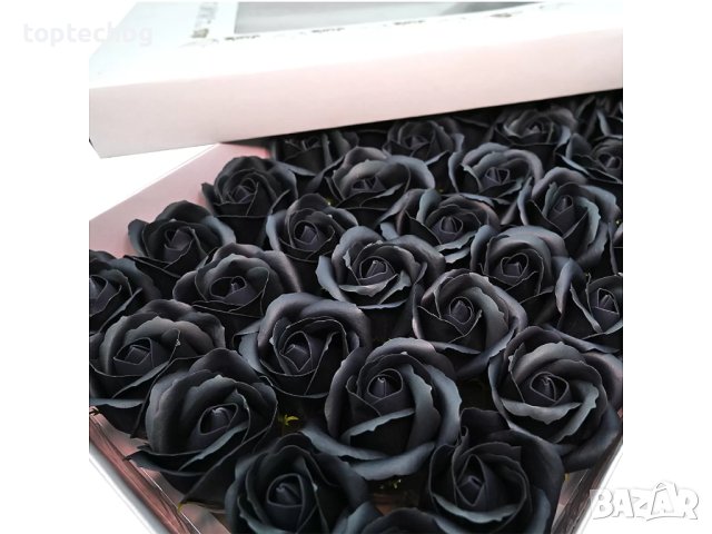 Сапунени рози Love 50 броя в различни цветове, снимка 8 - Декорация за дома - 43611622