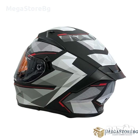 Каска за мотор 108 - размер L - Matt Black/Red, снимка 4 - Аксесоари и консумативи - 50576560