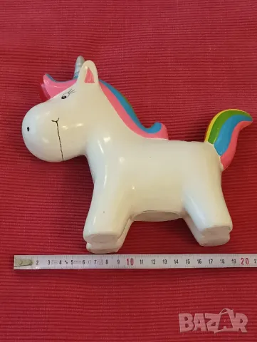 Керамична касичка Еднорог. , снимка 7 - Статуетки - 47941134