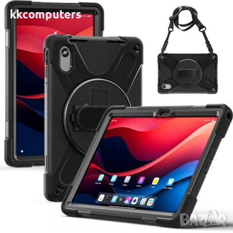 Удароустойчив калъф със Стойка за Lenovo Tab K11 Gen 2 / Lenovo Idea Tab | Протектор, 360° Ротация, , снимка 6 - Калъфи, кейсове - 52232866