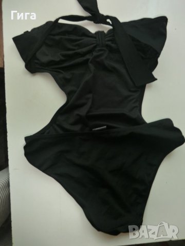 цял черен бански на Hunkemoler без презрамки, снимка 3 - Бански костюми - 37714188