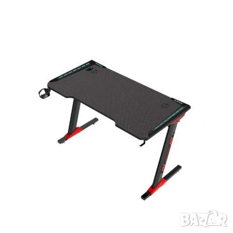 Геймърско компютърно бюро RGB, повърхност от карбонови влакна №7, снимка 8 - Бюра - 51121939