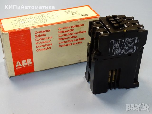контактор ABB BC30-30-00 24VDC 15kW, снимка 2 - Резервни части за машини - 37461316