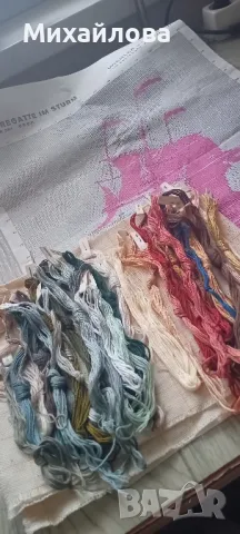 Схема,панама и мостри на конци ДМС- "Малката фрегата", снимка 5 - Гоблени - 49620018