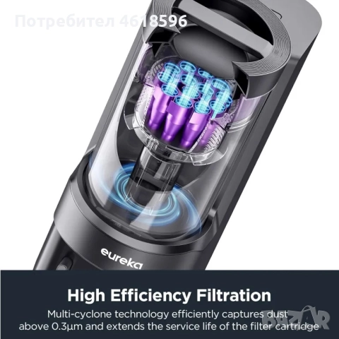 Прахосмукачка робот Eureka E10s, снимка 4 - Прахосмукачки - 52088449