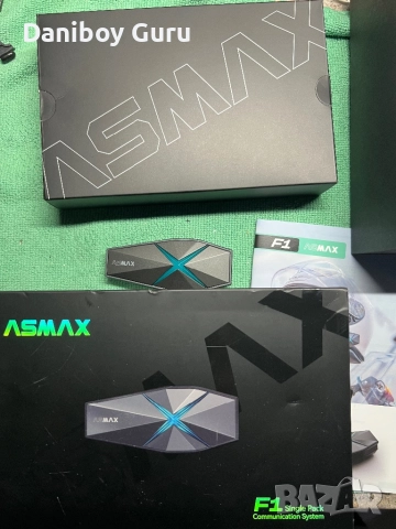 ASMAX F1 3-режимна интерком за мотоциклетна каска за 10 ездачи, офлайн гласово управление с Bluetoot, снимка 9 - Аксесоари и консумативи - 52465598