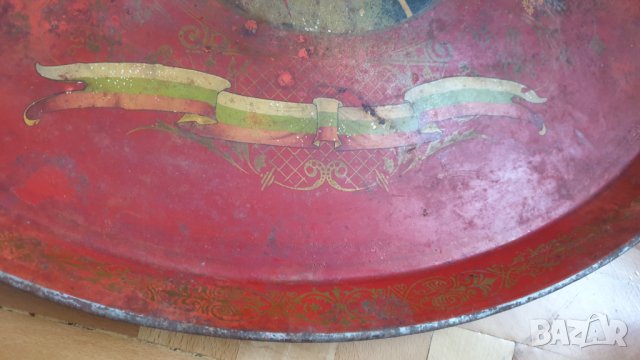 Стар поднос на Цар фердинанд и Княгиня Мария-Луиза, снимка 6 - Антикварни и старинни предмети - 43905234