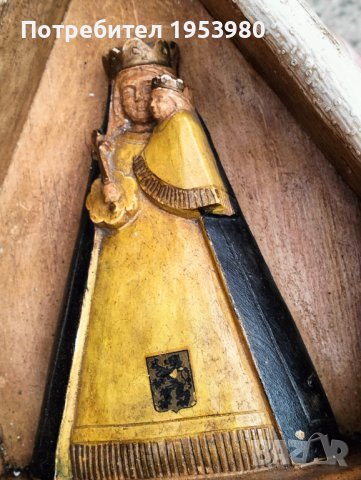 Дева Мария и младенеца, снимка 6 - Антикварни и старинни предмети - 43684767