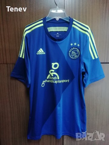 Ajax Adidas оригинален екип тениска фланелка шорти къси гащи Аякс размер L , снимка 3 - Спортни дрехи, екипи - 43425169