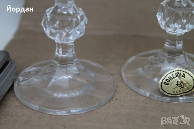 6 броя чаши за вино  /кристал ''Bohemia'' Чешка република/, снимка 5 - Чаши - 47990382