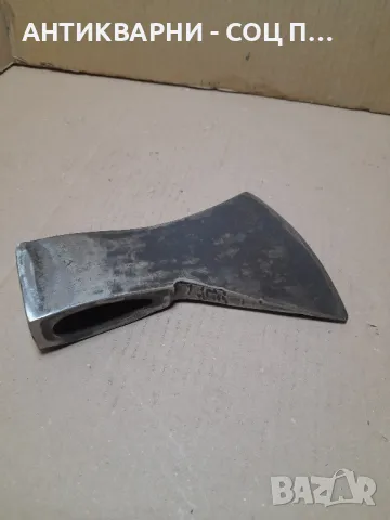 Стара Немска Брадва Топор 1.300кг. Номер 13., снимка 5 - Антикварни и старинни предмети - 48299844