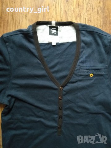 g-star tailored v granddad t - страхотна мъжка тениска, снимка 2 - Тениски - 28886027