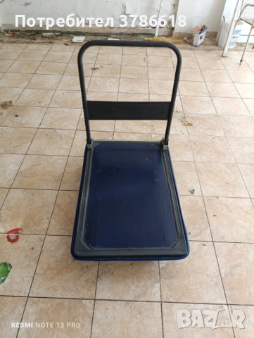 Количка на колела за пренасяне на багаж със згъваема дръжка, снимка 6 - Друго търговско оборудване - 52420453