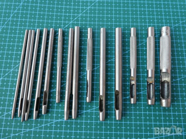 кръгли замби, кожарска, сарашка замба за кожа, от 0,5 мм до 30 мм, снимка 3 - Други инструменти - 26576096