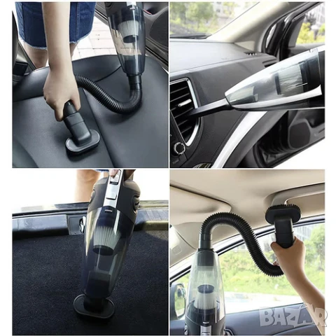 Безжична прахосмукачка за кола / Мощна мини прахосмукачка за кола, снимка 7 - Аксесоари и консумативи - 51414163