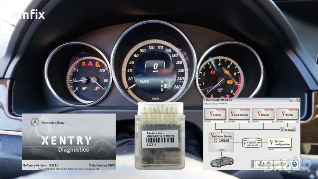 Предалагаме пълен пакет за Mercedes лаптоп с диагностика