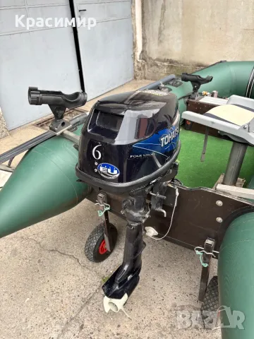 Надуваема лодка и мотор, снимка 3 - Воден транспорт - 49896439