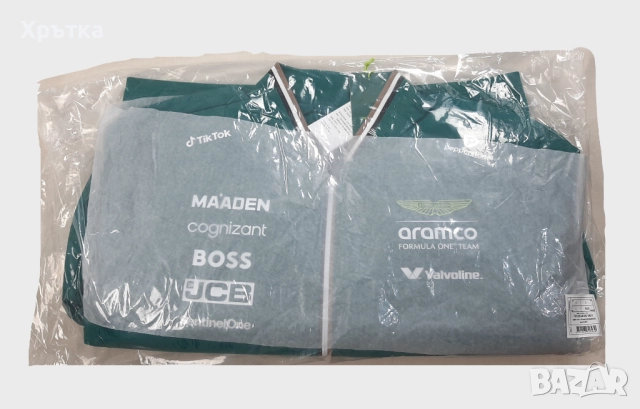 Aston Martin x Hugo Boss x Puma F1 Team Bomber - Оригинално мъжко яке, снимка 9 - Якета - 52836421