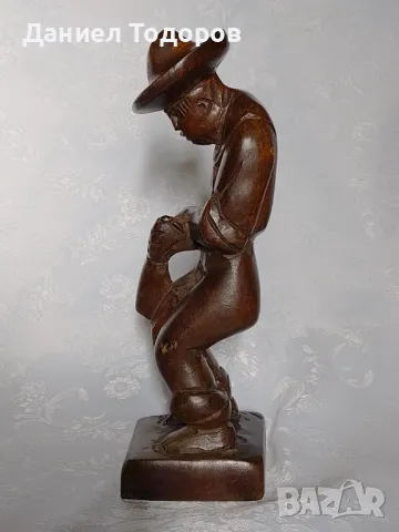 Масивна Дървена Фигура , Статуетка - Каубой, снимка 8 - Статуетки - 48242759