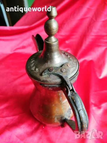 Стар ОСМАНСКИ Ибрик , Кафеник , Печат ТУГРА, снимка 4 - Антикварни и старинни предмети - 40515933