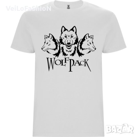 Нова мъжка тениска с Вълк - Wolf Pack (Глутница Вълци), снимка 1 - Тениски - 43954134